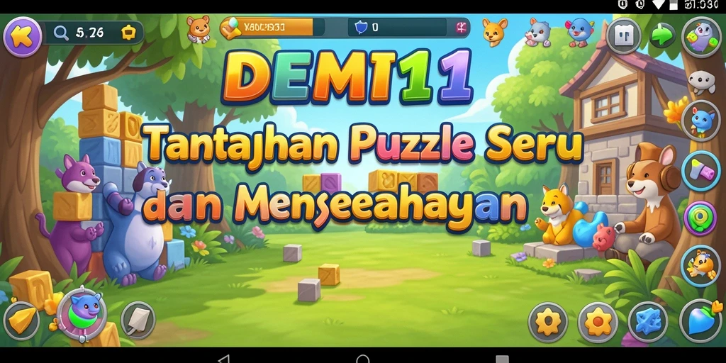 Tampilan menarik dari gameplay Puzzle yang menantang dan menyenangkan.