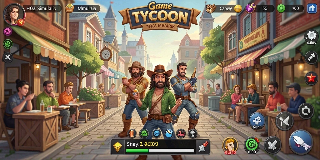 Pengalaman seru gameplay Tycoon yang mendebarkan.