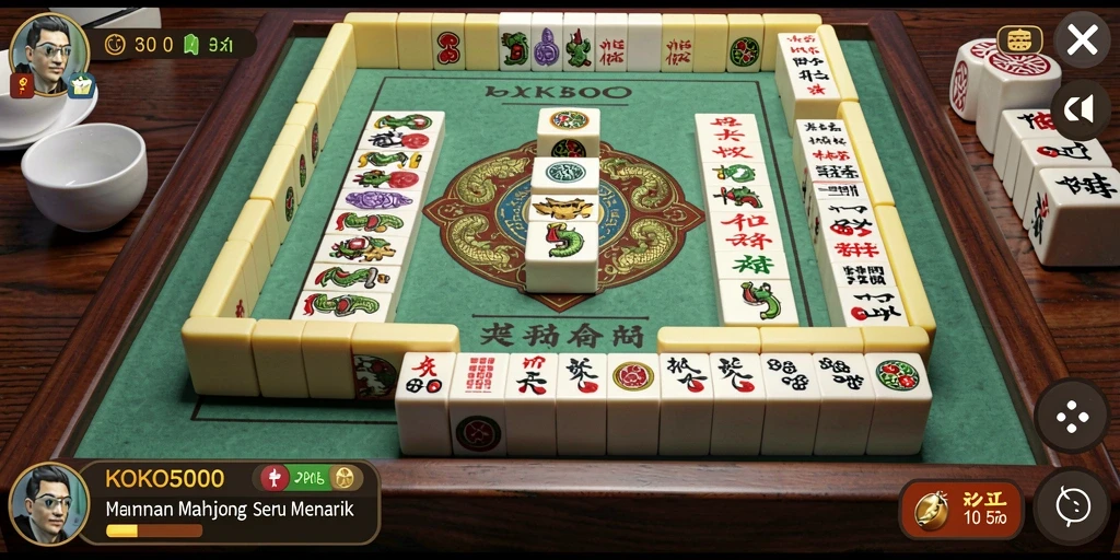 Tampilan gameplay seru dari KOKO5000 yang menarik dan penuh warna.