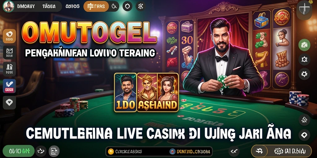 Tampilan gameplay menegangkan di OMUTOGEL Live Casino.
