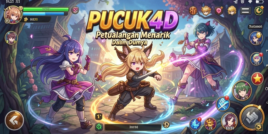 Tampilan gameplay PUCUK4D yang dinamis dan seru.
