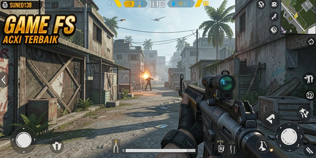 Tampilan aksi mendebarkan dalam gameplay SUNEO138.