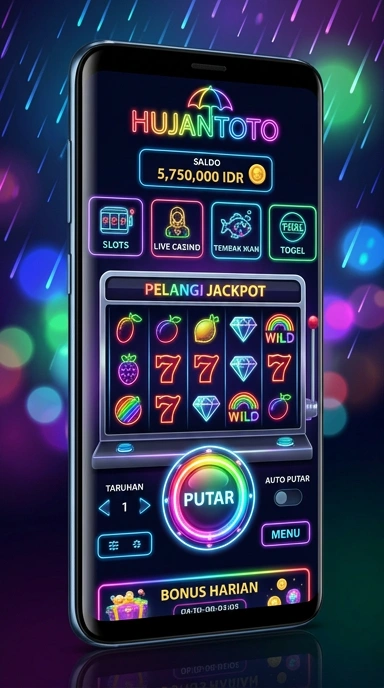 Screeshot aplikasi hujantoto menampilkan katalog aplikasi yang beragam.